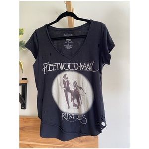 Free People Vintage Fleetwood Mac Oversized Distressed T-Shirt / Great Condition